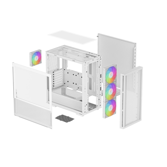 DeepCool CH560 ARGB Biała 3x 14 cm ARGB 1x 12 cm ARGB